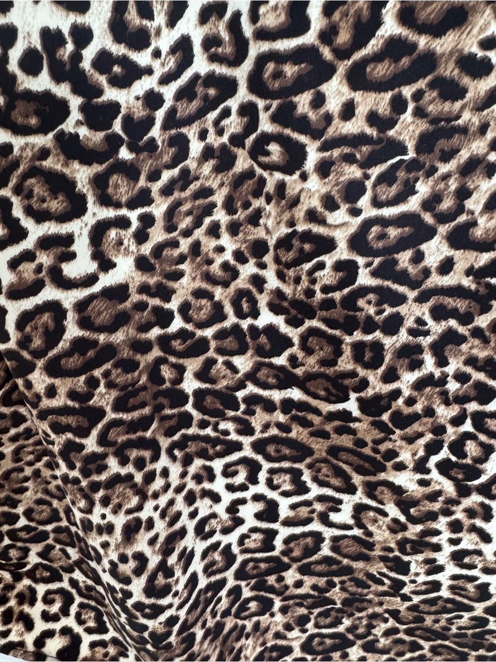 Ellen Tracy Leopard Print Sleeveless Shell in Brown and Black - Picture 6 of 8
